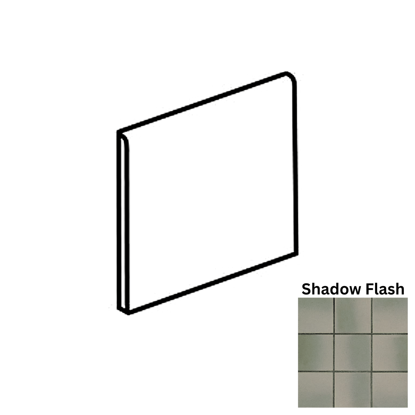 Accessory American Olean - Quarry Naturals - Shadow Flash Q1885 Bullnose Matte American Olean