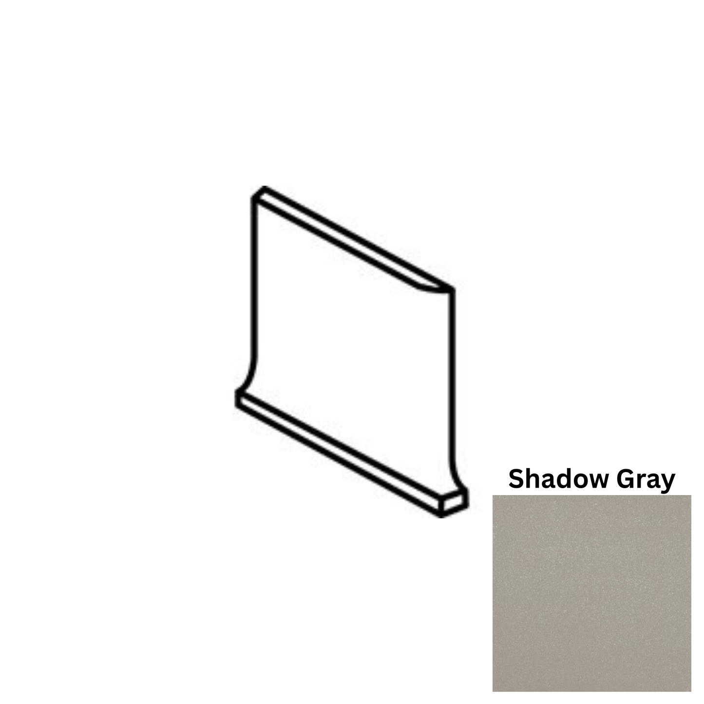 Accessory American Olean - Quarry Naturals - Shadow Gray QCL3565 Cove BC Left Matte American Olean