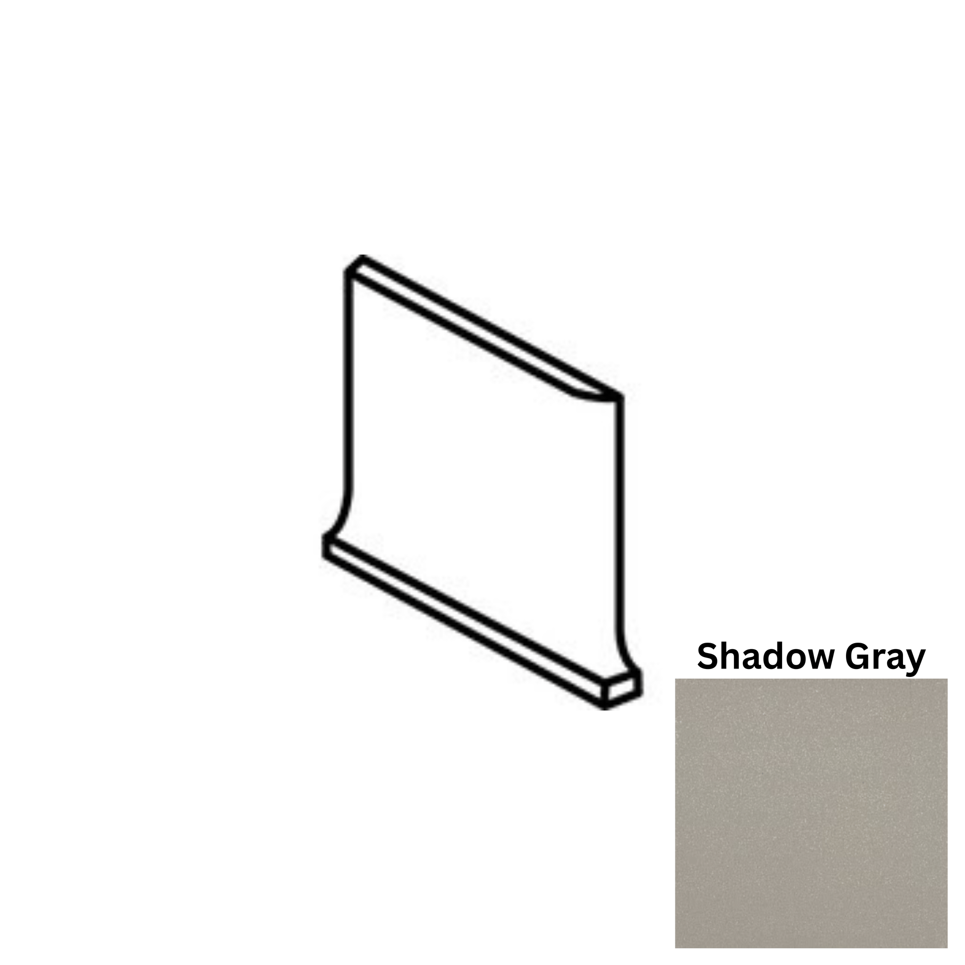 Accessory American Olean - Quarry Naturals - Shadow Gray QCL3565 Cove BC Left Matte American Olean
