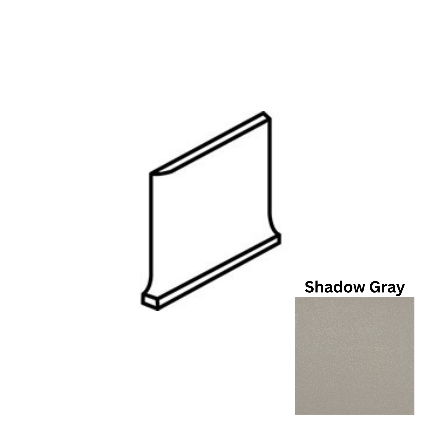 Accessory American Olean - Quarry Naturals - Shadow Gray QCR3565 Cove BC Right Matte American Olean