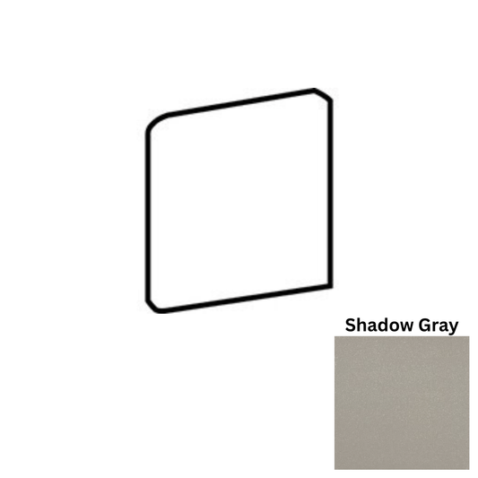 Accessory American Olean - Quarry Naturals - Shadow Gray QCRL1665 Bullnose Corner Matte American Olean