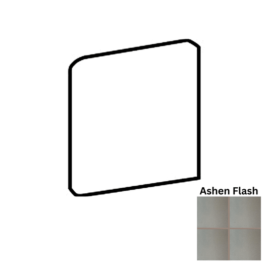 Accessory Daltile - Quarry Textures - Ashen Flash Bullnose Corner 8x8 Daltile