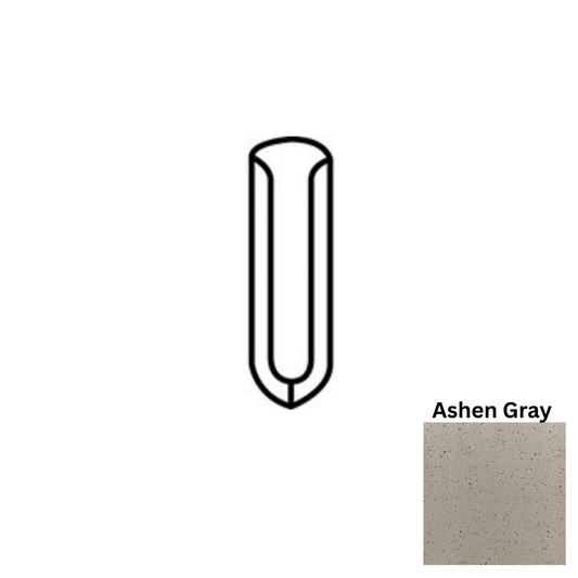 Accessory Daltile - Quarry Textures - Ashen Gray - QB3565 Cove Base Incorner Matte Daltile