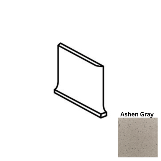 Accessory Daltile - Quarry Textures - Ashen Gray - QCL3565 Cove BC Left Matte Daltile