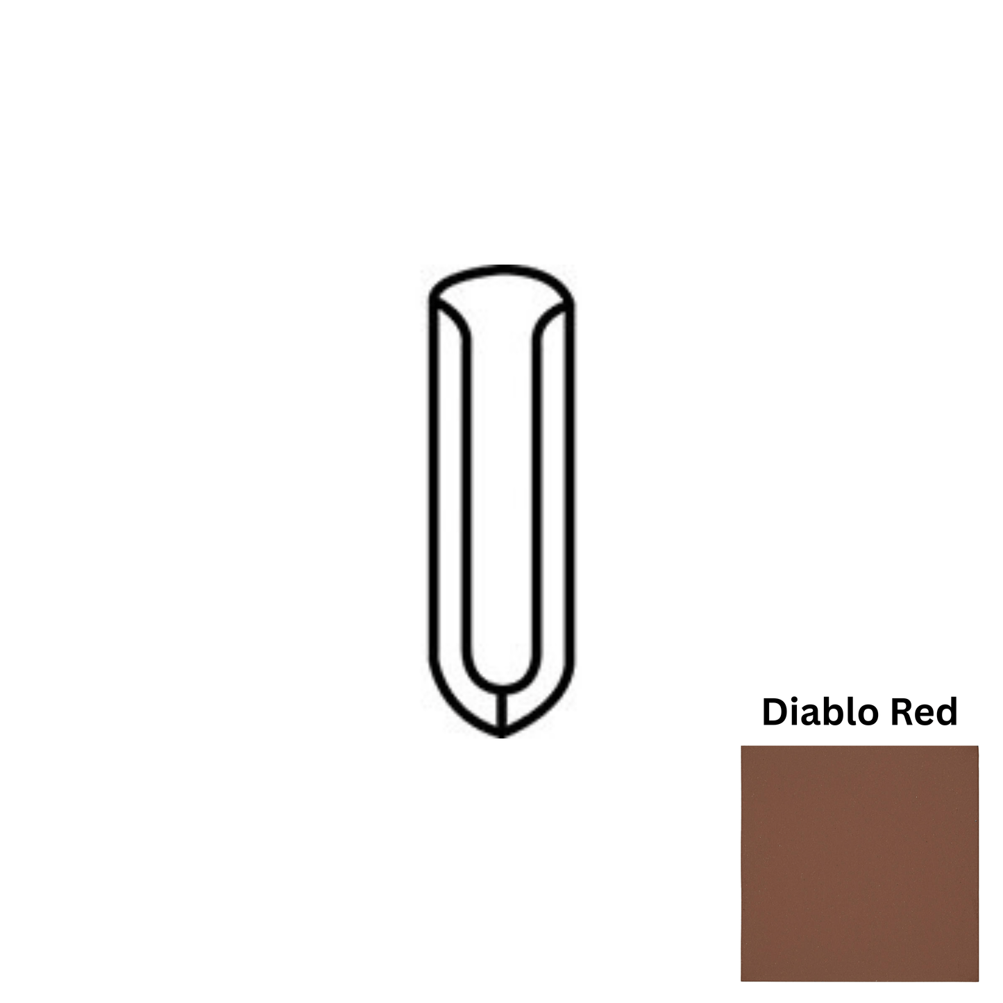 Accessory Daltile - Quarry Textures - Diablo Red QB3565 Cove Base Incorner Matte Daltile