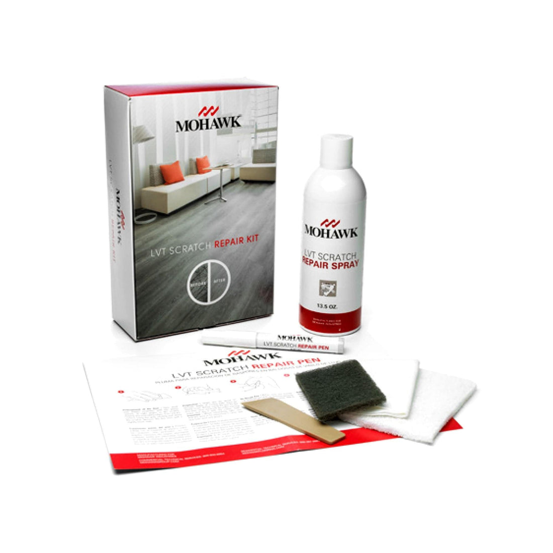 Mohawk LVP/LVT Scratch Repair Kit - FREE SHIPPING