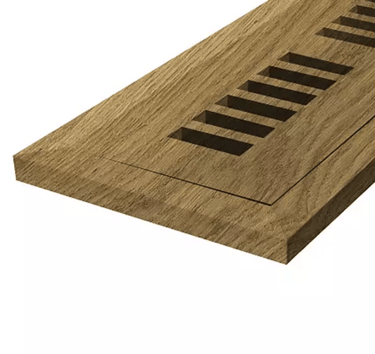 Accessory Mohawk - Wood, Vent Cover, 4x10 - Edgecomb Oak Mohawk