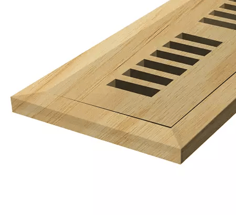 Accessory Mohawk - Wood, Vent Cover, 4x10 - Natural Hickory Mohawk