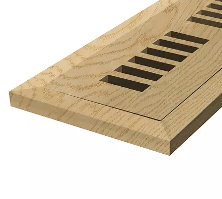 Accessory Mohawk - Wood, Vent Cover, 4x10 - Sandcastle Oak Mohawk