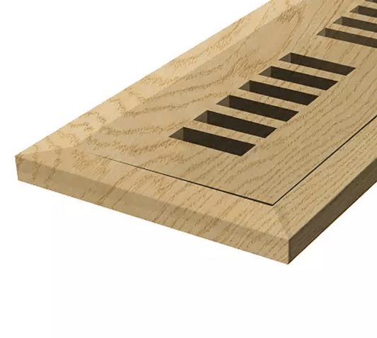 Accessory Mohawk - Wood, Vent Cover, 4x10 - Sandcastle Oak Mohawk