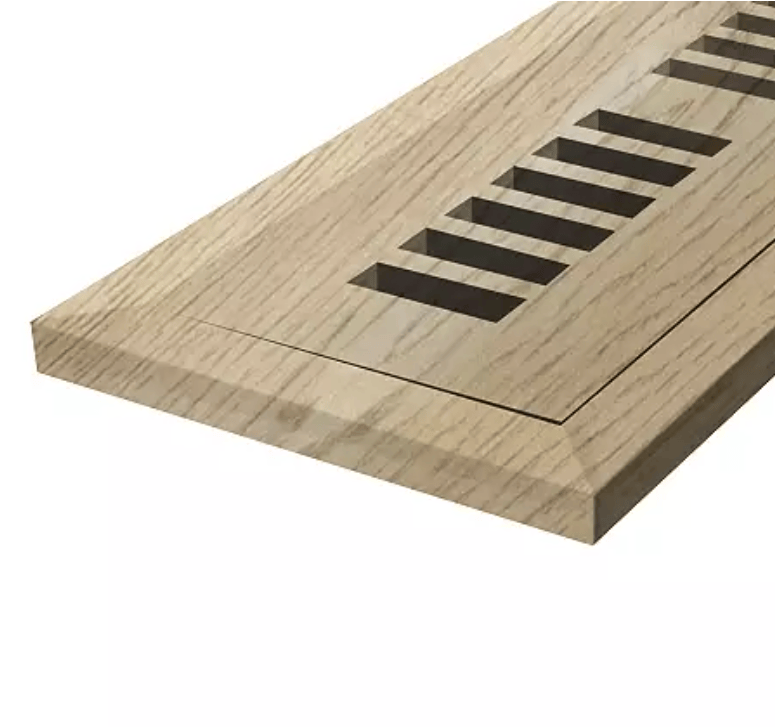 Accessory Mohawk - Wood, Vent Cover, 4x10 - Sea Scrolls Hickory Mohawk