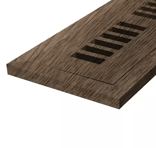 Accessory Mohawk - Wood, Vent Cover, 4x10 - Wicker Hickory Mohawk