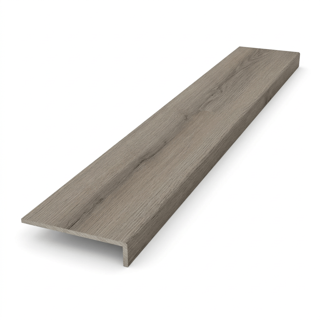 Shaw Bishop Shores Plus Ashen Brown Square Stair Nose 4.5