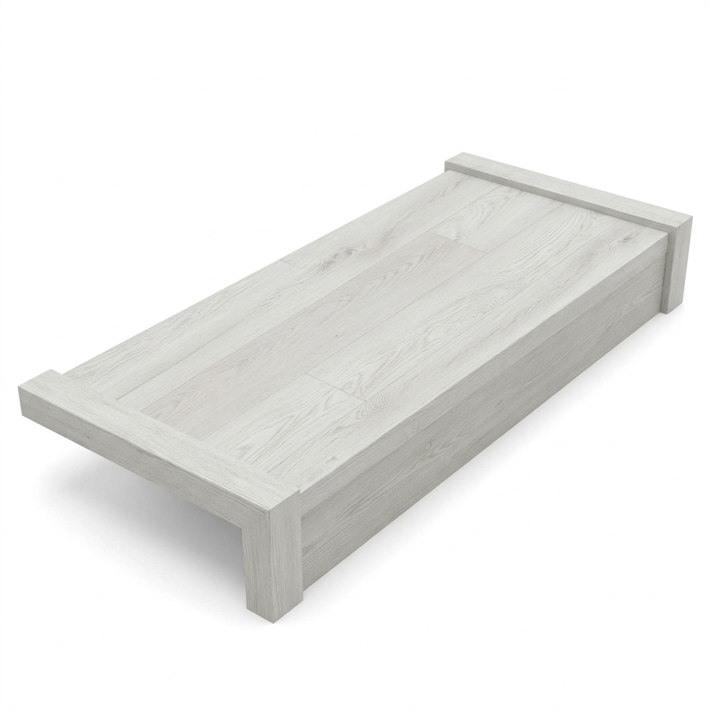 Accessory Shaw - Bishop Shores Plus - Feather Gray - Square Stair Tread 2 Returns Shaw