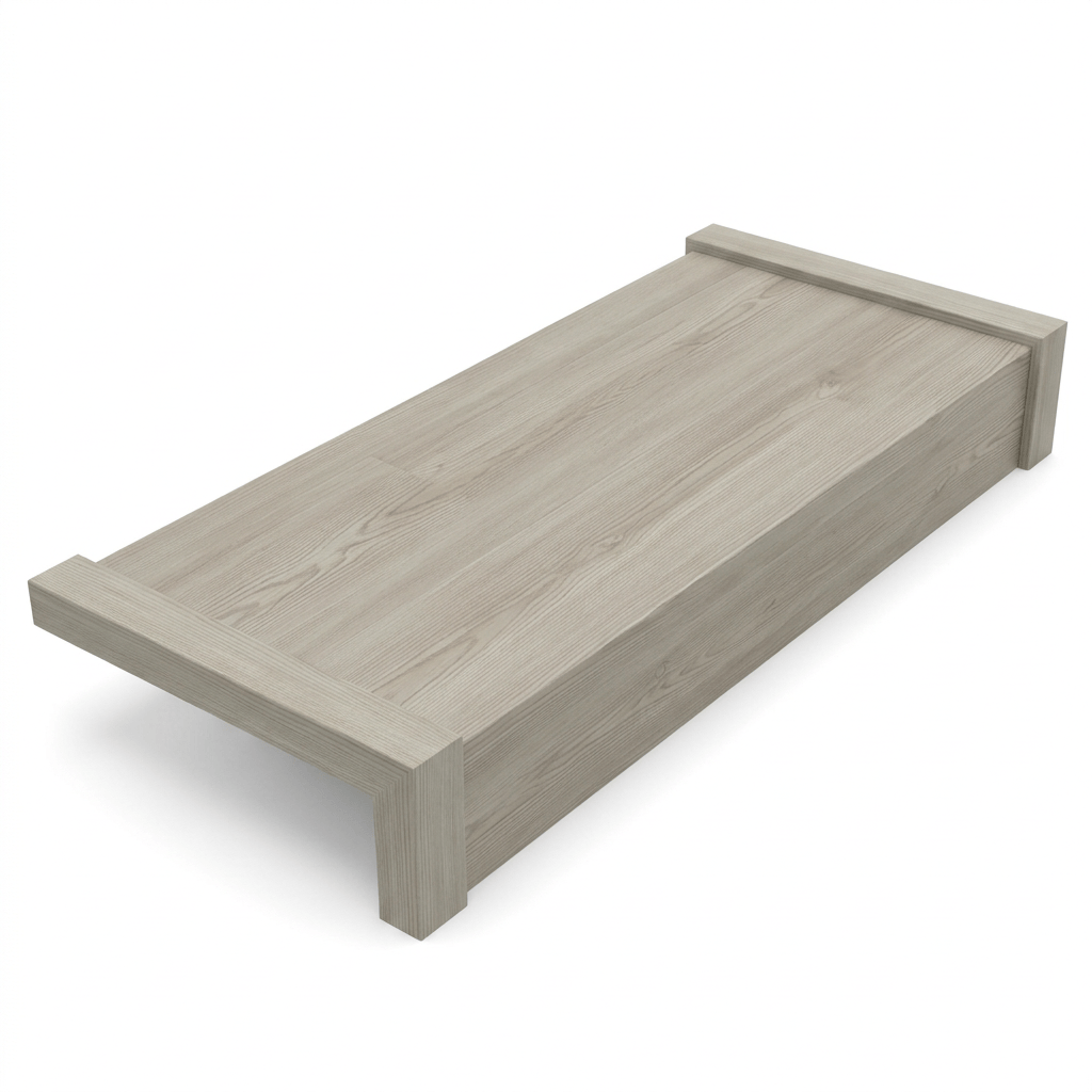 Shaw Bishop Shores Plus Warm Gray Square Stair Tread 2 Returns