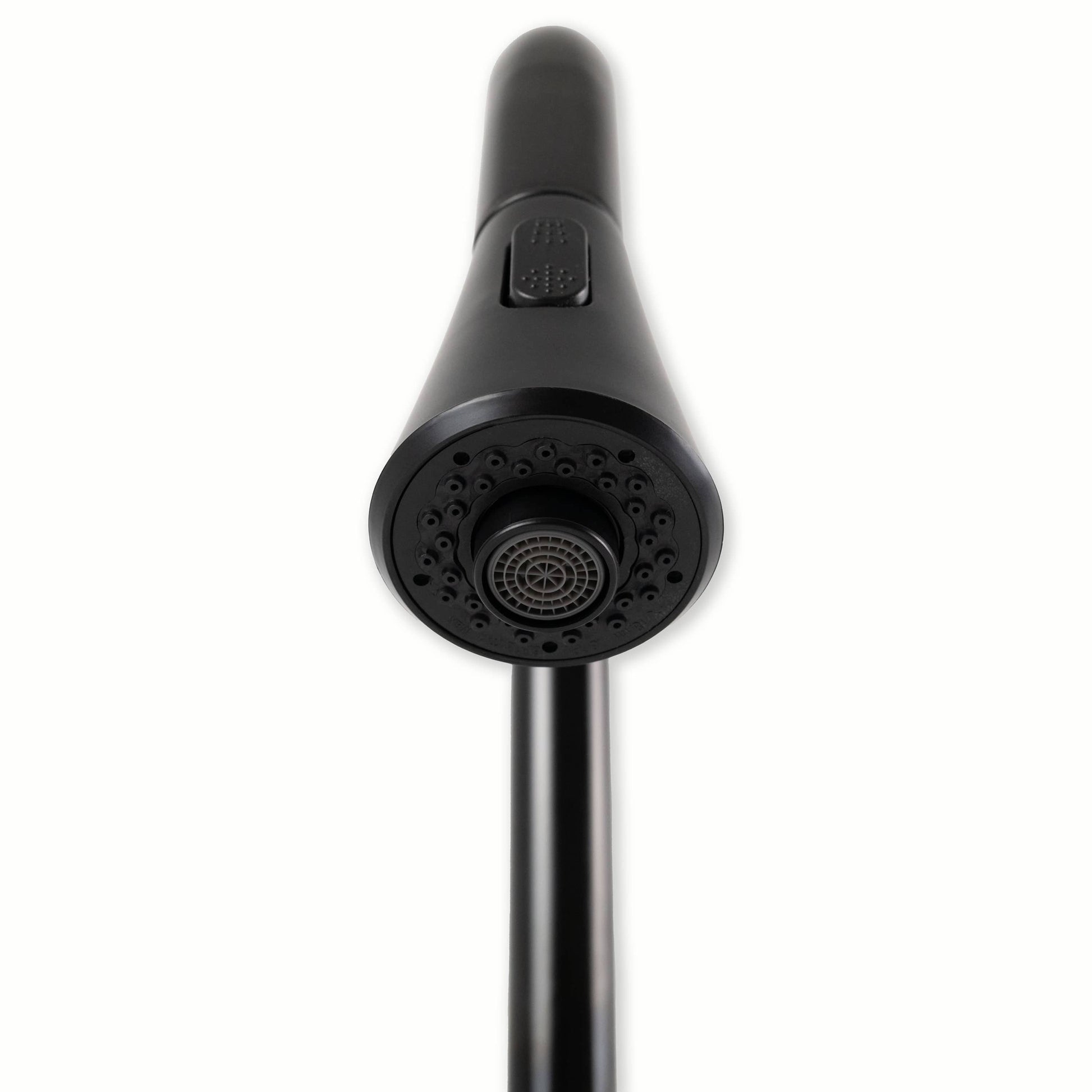 Bathroom Faucet MSI - 1-Handle Pull-Down Sprayer Kitchen Faucet with Deckplate - 803 Matte Black MSI