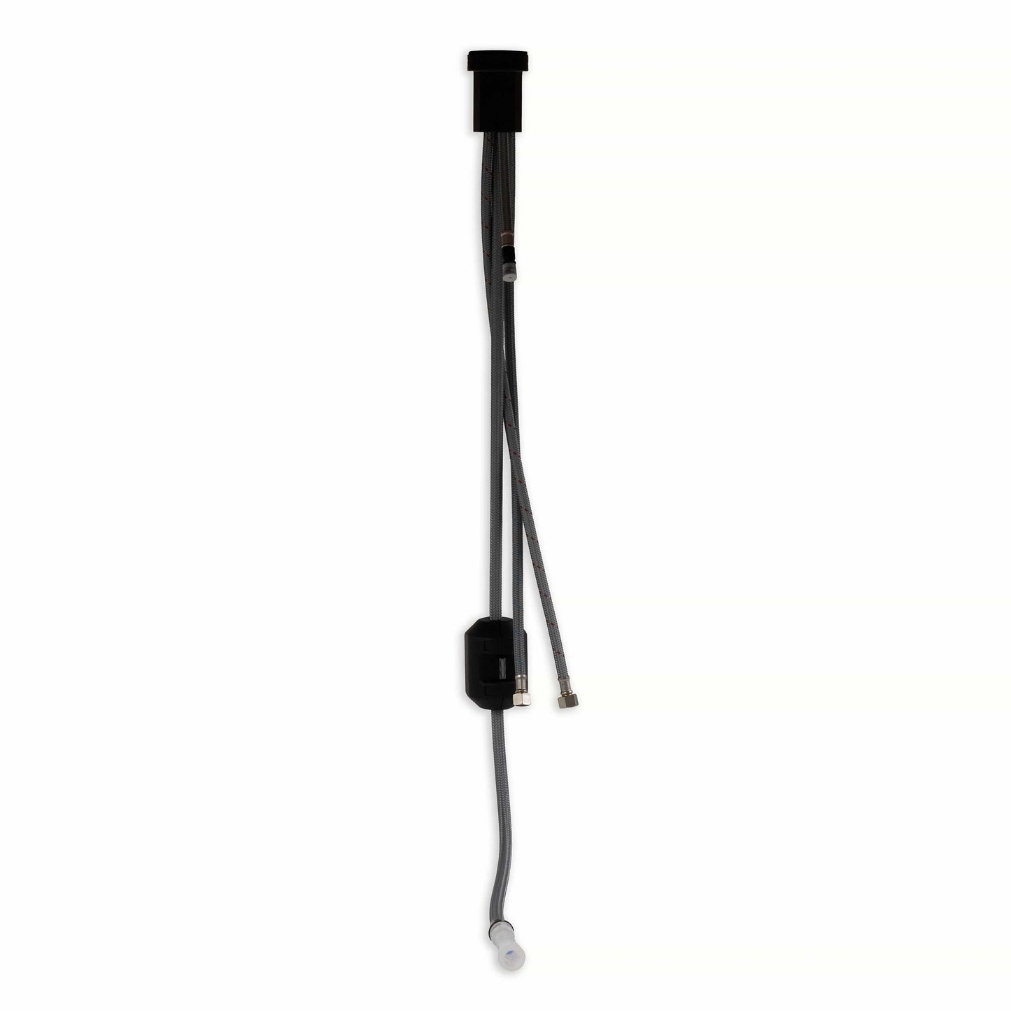 Bathroom Faucet MSI - 1-Handle Pull-Down Sprayer Kitchen Faucet with Deckplate - 803 Matte Black MSI