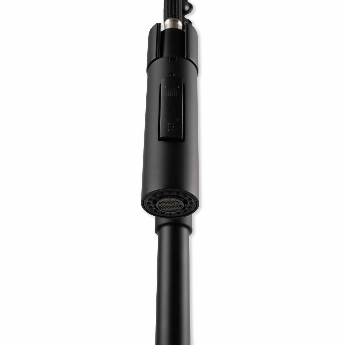 Bathroom Faucet MSI - 1-Handle Pull-Down Sprayer Kitchen Faucet with deckplate - 804 Matte Black MSI
