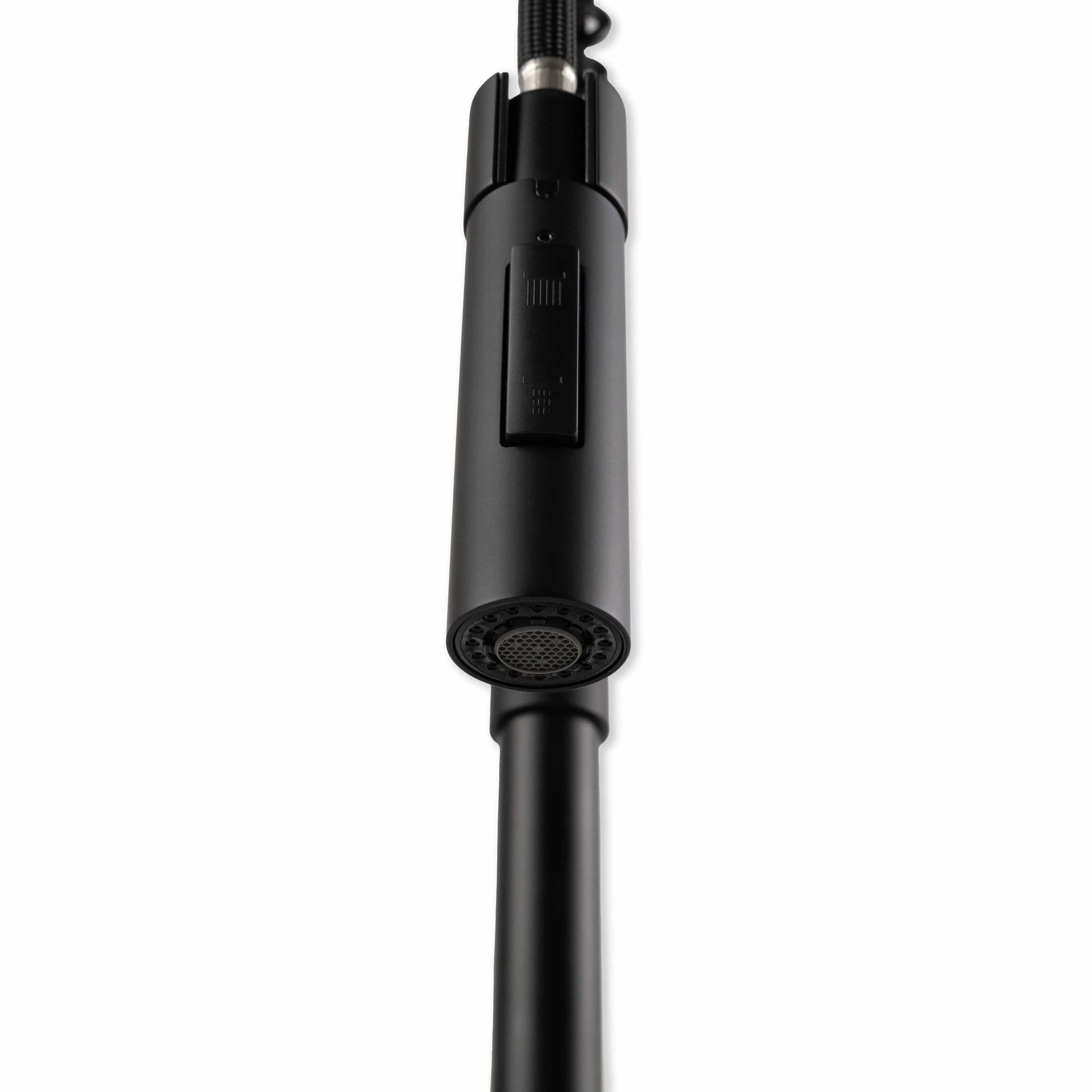 Bathroom Faucet MSI - 1-Handle Pull-Down Sprayer Kitchen Faucet with deckplate - 804 Matte Black MSI