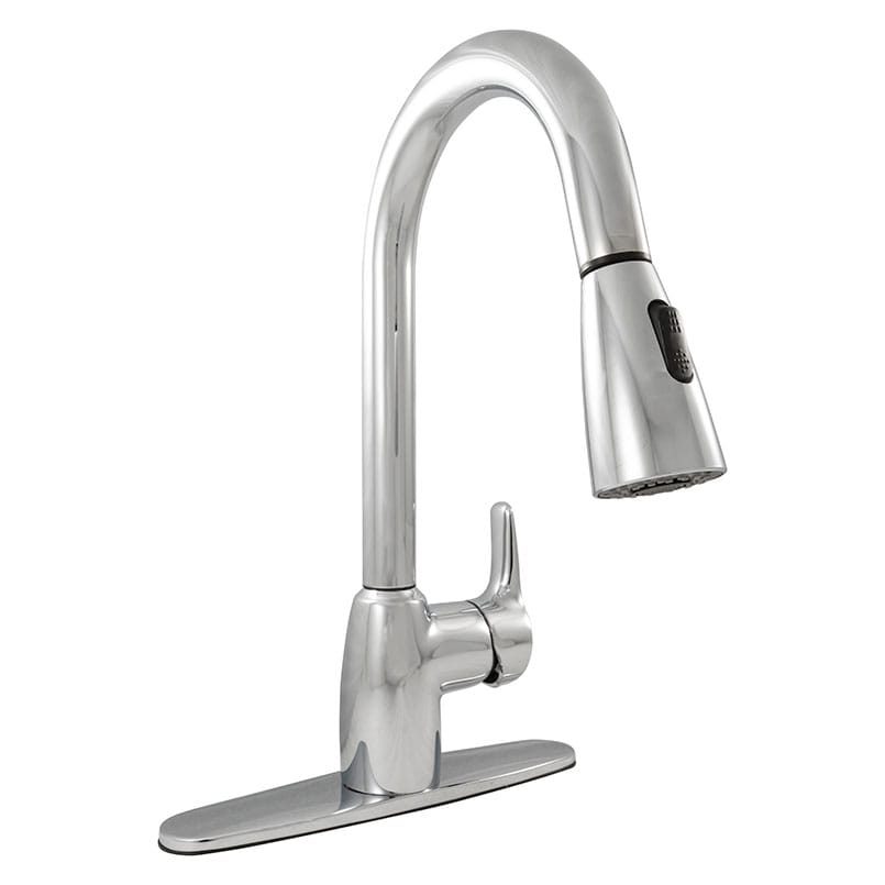 Bathroom Faucet MSI - 1 Handle Pull-Out Sprayer Kitchen Faucet - 802 Chrome MSI