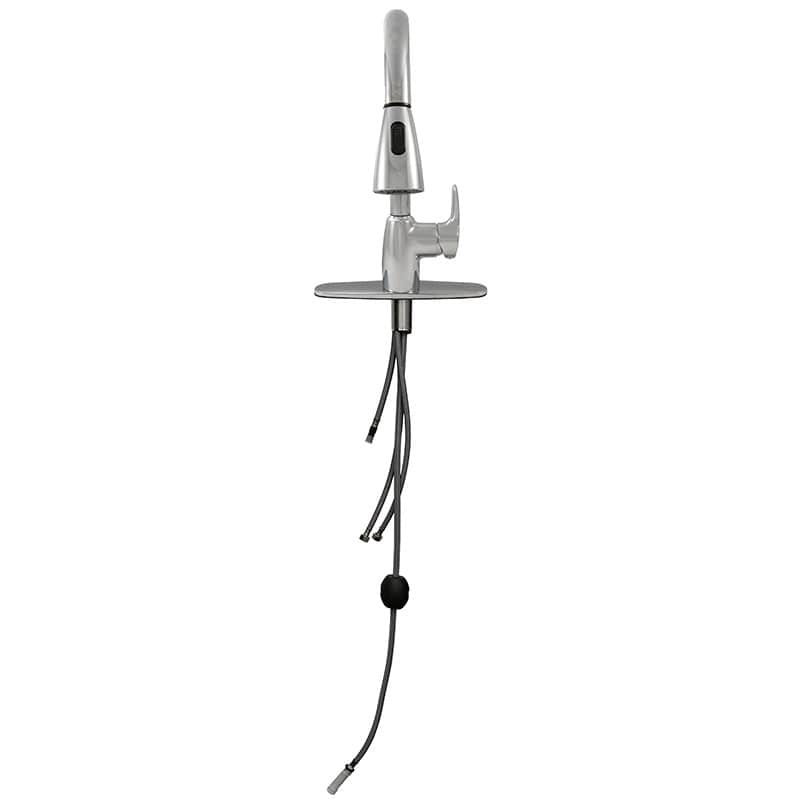 Bathroom Faucet MSI - 1 Handle Pull-Out Sprayer Kitchen Faucet - 802 Chrome MSI