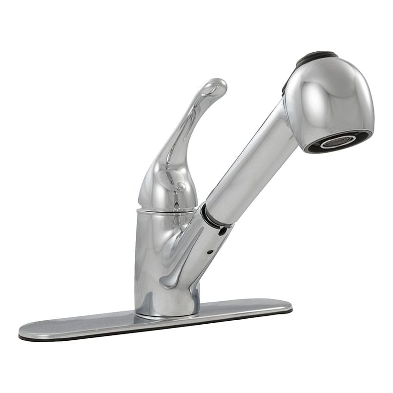 Bathroom Faucet MSI - 1-Handle Pull-Out Sprayer Kitchen Faucet - 803 Chrome MSI