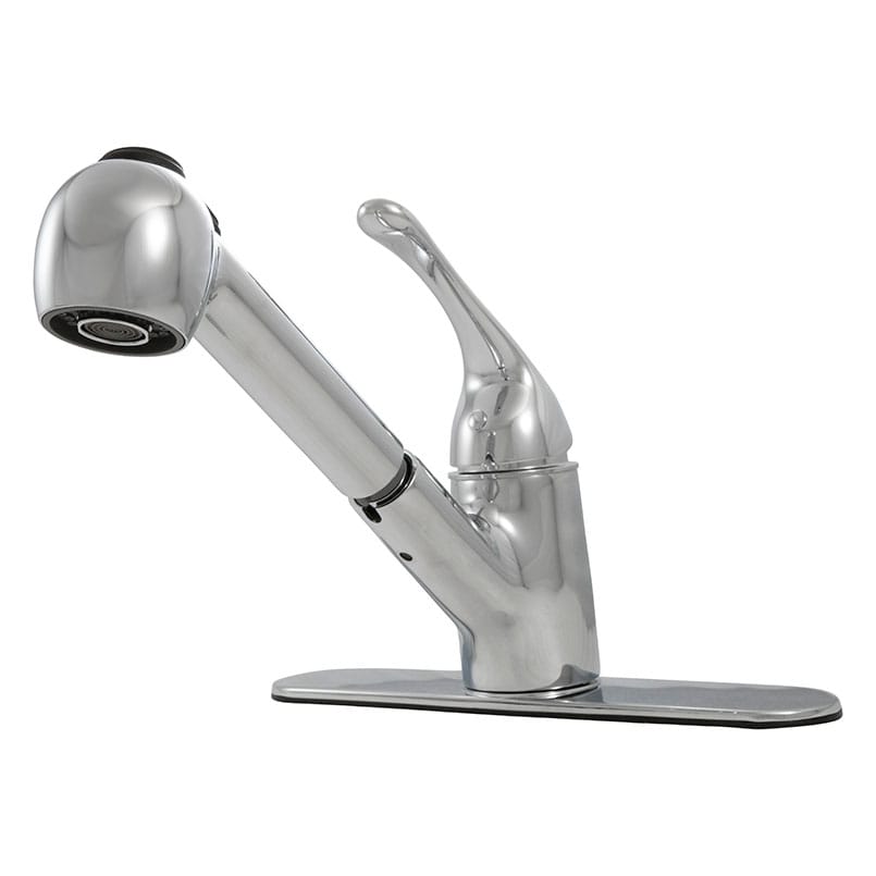Bathroom Faucet MSI - 1-Handle Pull-Out Sprayer Kitchen Faucet - 803 Chrome MSI