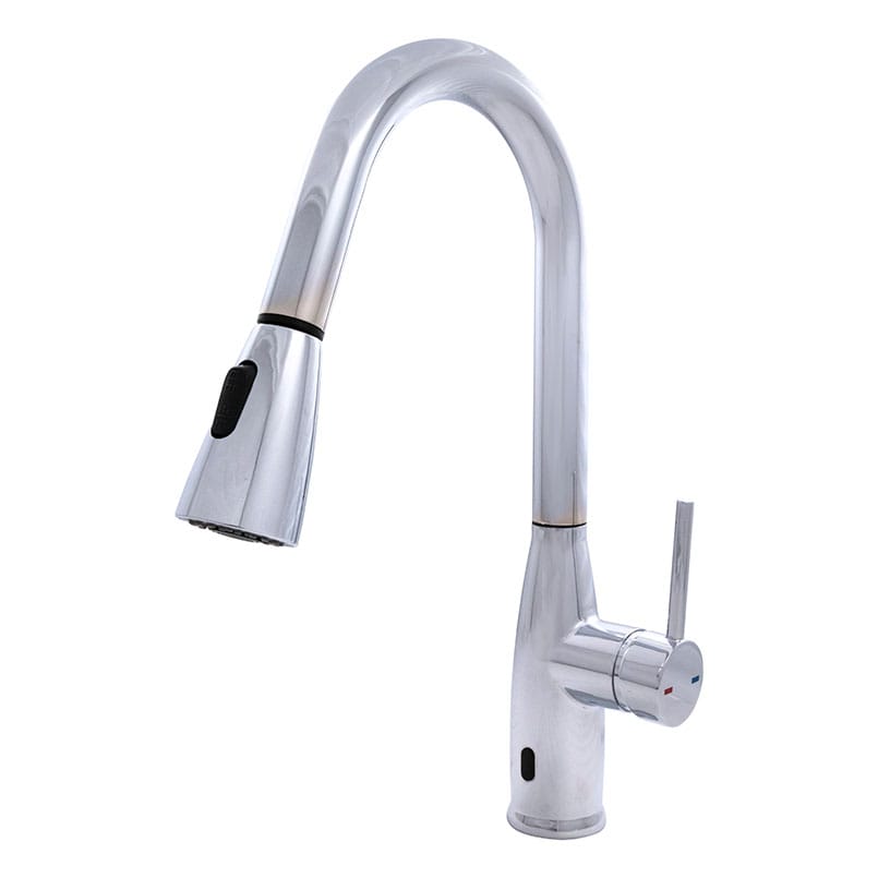Bathroom Faucet MSI - Touch-less Infrared Sensor Kitchen Faucet - 812 Chrome MSI