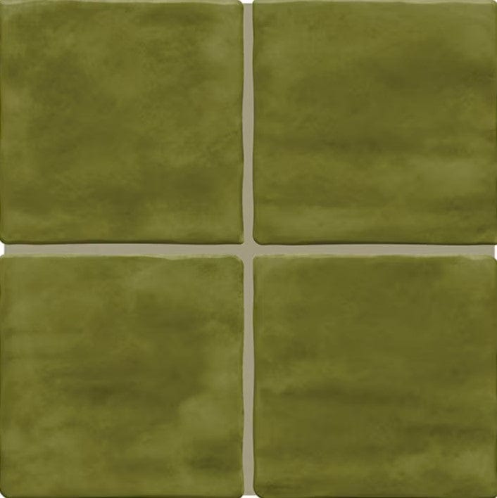 Ceramic Tile Daltile - Artcrafted - Fern 4x4 - Ceramic Wall Tile Box Daltile