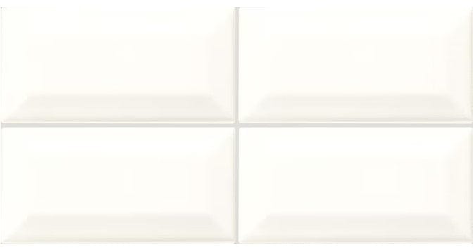Ceramic Tile Daltile - Color Wheel Classic - White Rectangle 3x6 Bevel Glossy - Wall Tile Box Daltile