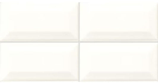 Ceramic Tile Daltile - Color Wheel Classic - White Rectangle 3x6 Bevel Glossy - Wall Tile Box Daltile