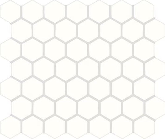 Ceramic Tile Daltile - Color Wheel Mosaic - Arctic White 1.5" Hexagon Box Daltile