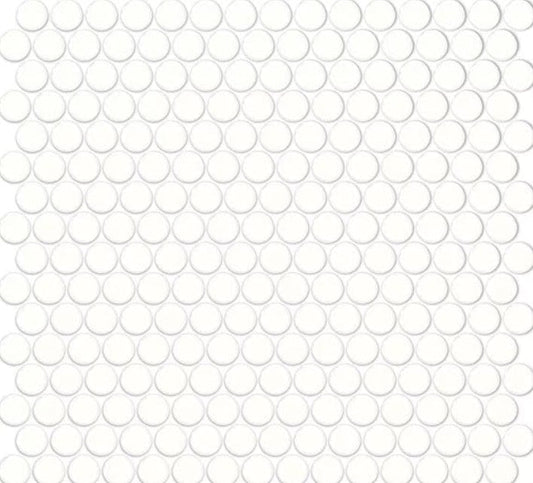 Ceramic Tile Daltile - Color Wheel Mosaic - Arctic White Penny Round Mosaic Box Daltile