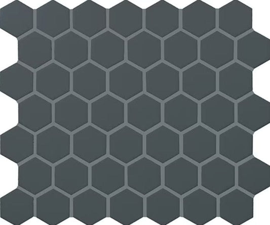 Ceramic Tile Daltile - Color Wheel Mosaic - Chalkboard 1.5" Hexagon Box Daltile