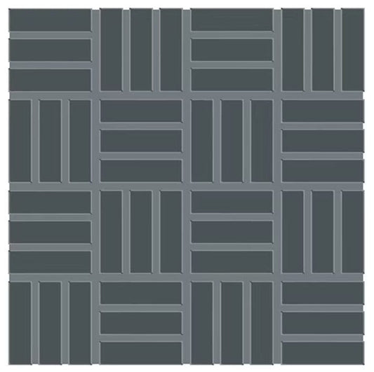 Ceramic Tile Daltile - Color Wheel Mosaic - Chalkboard 1 x 3 Lattice Weave Mosaic Box Daltile