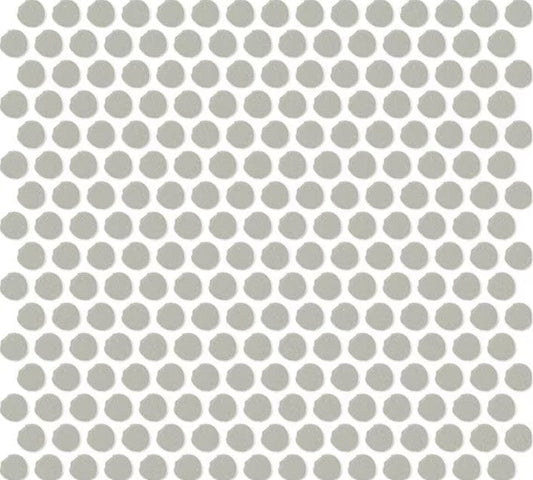 Ceramic Tile Daltile - Color Wheel Mosaic - Desert Gray Penny Round Mosaic Box Daltile