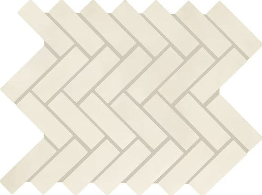 Ceramic Tile Daltile - Color Wheel Mosaic - Matte Biscuit 1x3 Herringbone Box Daltile