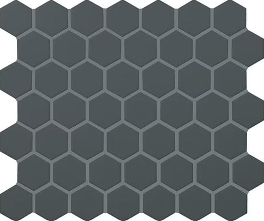 Ceramic Tile Daltile - Color Wheel Mosaic - Matte Chalkboard 1.5" Hexagon Box Daltile