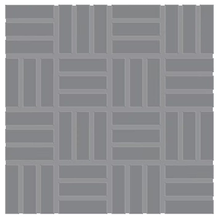 Ceramic Tile Daltile - Color Wheel Mosaic - Matte Desert Gray 1 x 3 Lattice Weave Mosaic Box Daltile