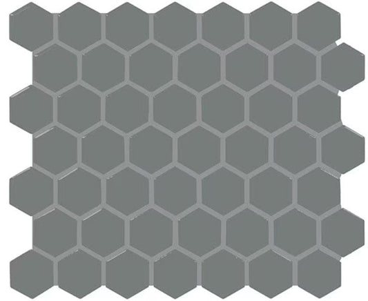 Ceramic Tile Daltile - Color Wheel Mosaic - Suede Gray 1.5" Hexagon Box Daltile