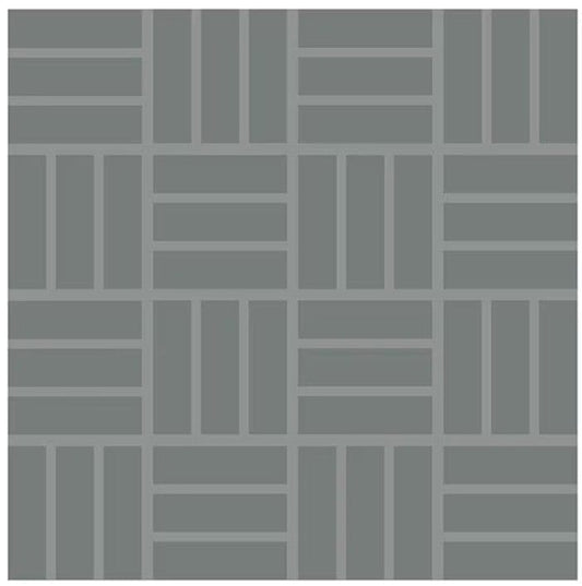 Ceramic Tile Daltile - Color Wheel Mosaic - Suede Gray 1 x 3 Lattice Weave Mosaic Box Daltile