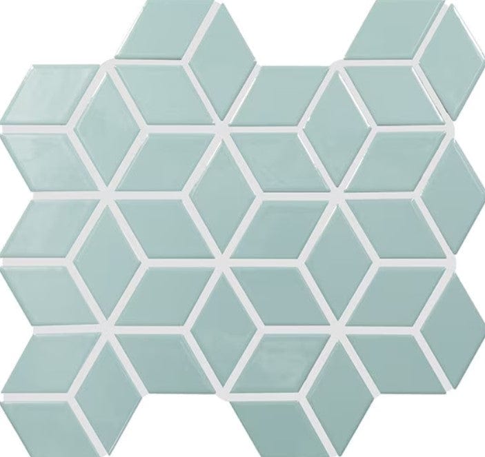 Ceramic Tile Daltile - Color Wheel™ Retro - Spa 3D Cube Box Daltile