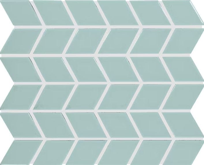 Ceramic Tile Daltile - Color Wheel™ Retro - Spa Chevron - Glazed Ceramic Box Daltile