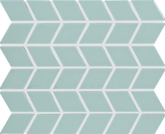Ceramic Tile Daltile - Color Wheel™ Retro - Spa Chevron - Glazed Ceramic Box Daltile