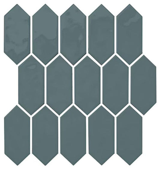 Ceramic Tile Daltile - Mythology - Aura 2x5 - Picket Mosaic Box Daltile