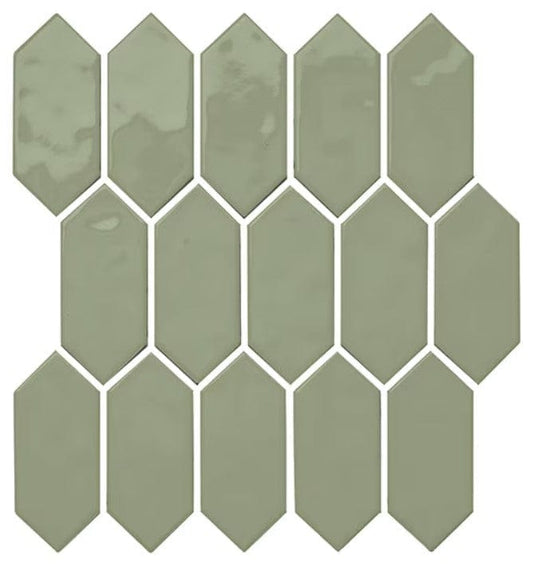 Ceramic Tile Daltile - Mythology - Chronos 2x5 - Picket Mosaic Box Daltile