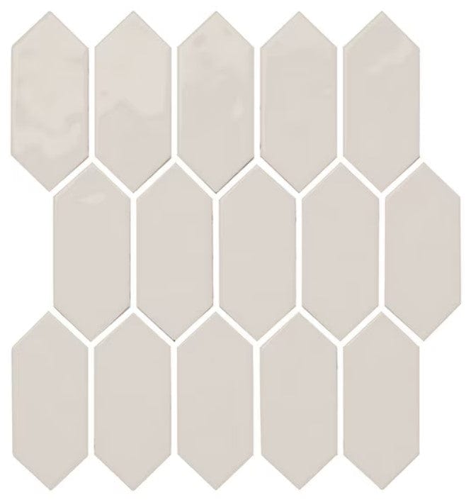 Ceramic Tile Daltile - Mythology - Olympus 2x5 - Picket Mosaic Box Daltile