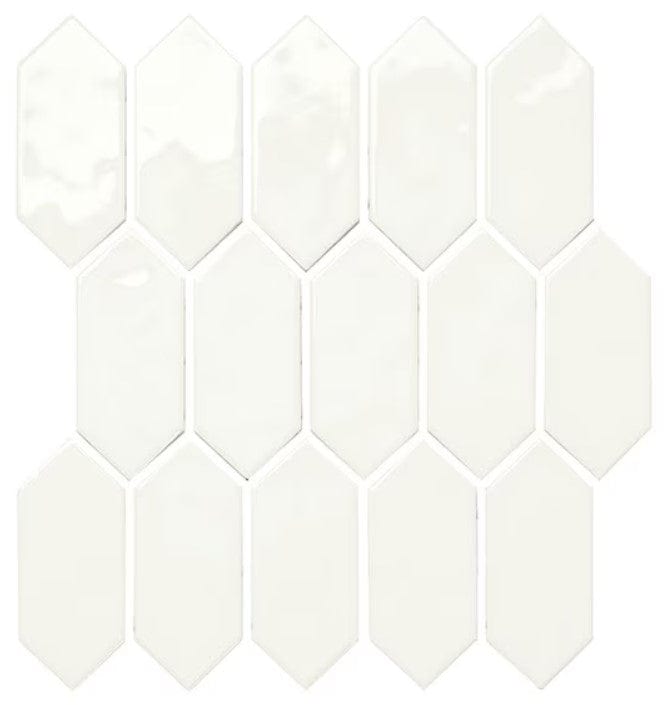 Ceramic Tile Daltile - Mythology - Santorini 2x5 - Picket Mosaic Box Daltile