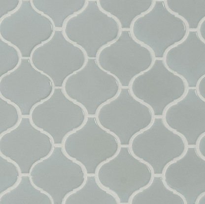 Ceramic Tile MSI - Domino - Gray Glossy - Arabesque Tile MSI International