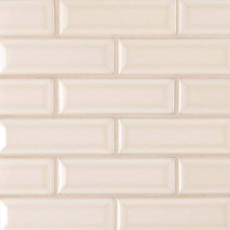 Ceramic Tile MSI - Highland Park - Antique White - Beveled Subway Tile 2x6 MSI International